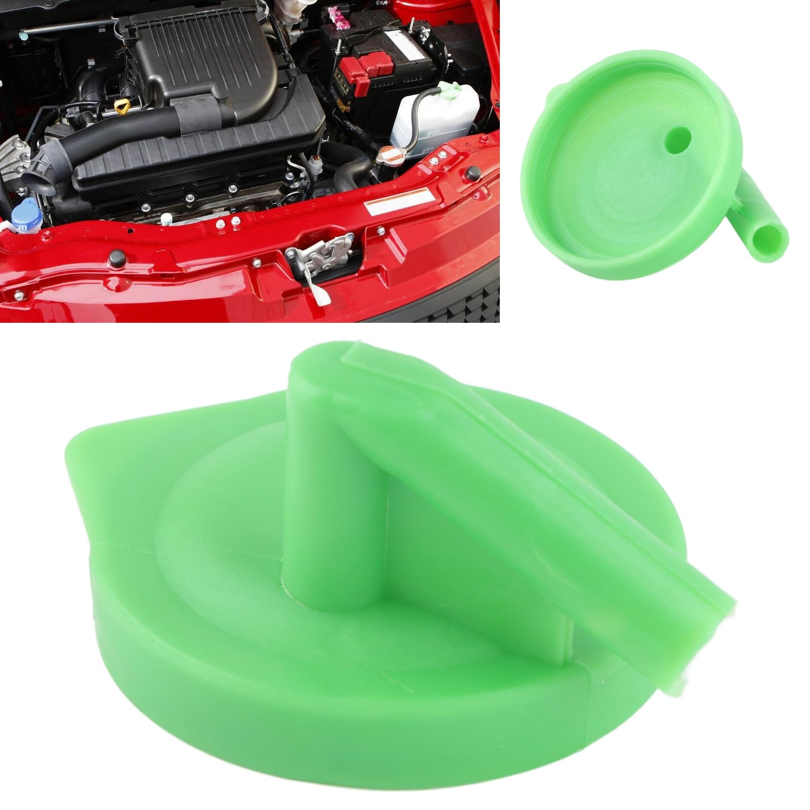 新品未使用　パンダ141 リザーバータンク　冷却水タンク キャップ付き Amazon | DAIHATSU (ダイハツ) 純正部品 リザーブタンク キャップSUB